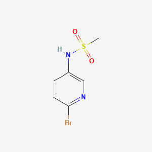 N-(6-Bromopyridin-3-yl)methanesulfonamide chemical structure (CAS 1328360-41-3)