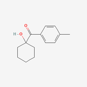 (1-Hydroxycyclohexyl)(p-tolyl)methanone chemical structure (CAS 133047-88-8)