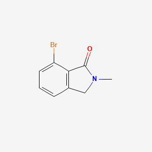 7-Bromo-2-methylisoindolin-1-one chemical structure (CAS 1330763-93-3)