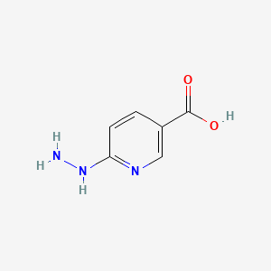 6-Hydrazinylnicotinic acid chemical structure (CAS 133081-24-0)