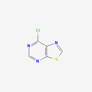 7-Chlorothiazolo[5,4-d]pyrimidine chemical structure (CAS 13316-12-6)