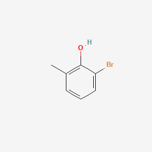 2-Bromo-6-methylphenol chemical structure (CAS 13319-71-6)