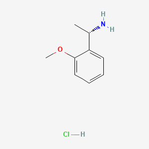 (S)-1-(2-Methoxyphenyl)ethanamine hydrochloride chemical structure (CAS 1332832-15-1)