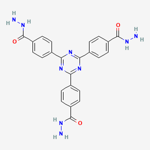 4,4',4''-(1,3,5-Triazine-2,4,6-triyl)tri(benzohydrazide) chemical structure (CAS 1332896-70-4)