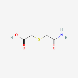 2-((2-Amino-2-oxoethyl)thio)acetic acid chemical structure (CAS 13330-87-5)