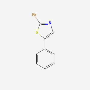 2-Bromo-5-phenylthiazole chemical structure (CAS 133311-51-0)