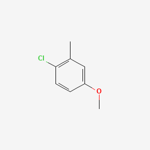 4-Chloro-3-methylanisole chemical structure (CAS 13334-71-9)
