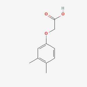 2-(3,4-Dimethylphenoxy)acetic acid chemical structure (CAS 13335-73-4)