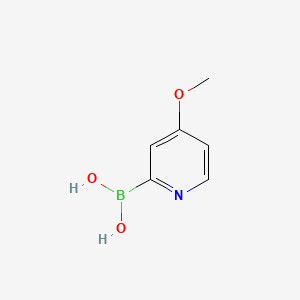 (4-Methoxypyridin-2-yl)boronic acid chemical structure (CAS 1333505-99-9)