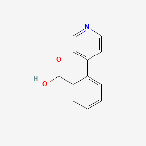 2-Pyridin-4-ylbenzoic acid chemical structure (CAS 133362-99-9)