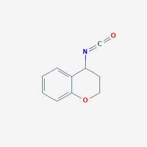 4-Isocyanato-3,4-dihydro-2H-1-benzopyran chemical structure (CAS 1333810-95-9)