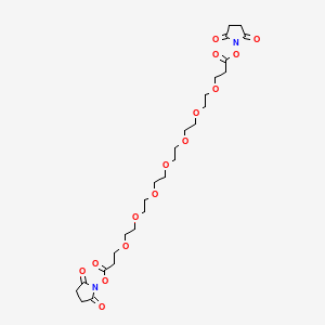 Bis-PeG7-NHS ester chemical structure (CAS 1334170-02-3)