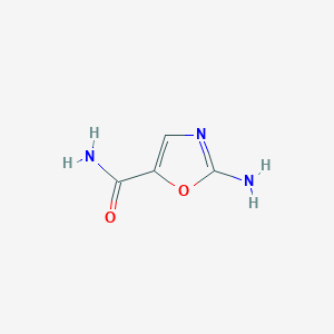2-Aminooxazole-5-carboxamide chemical structure (CAS 1334298-29-1)