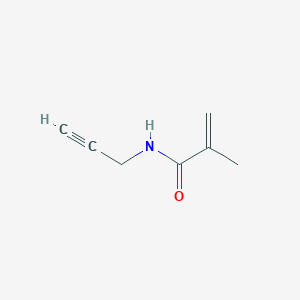 N-(Prop-2-yn-1-yl)methacrylamide chemical structure (CAS 1334307-50-4)
