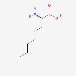 (S)-2-Aminononanoic acid chemical structure (CAS 133444-84-5)