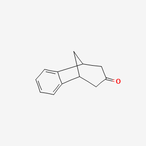 8,9-Dihydro-5H-5,9-methanobenzo[7]annulen-7(6H)-one chemical structure (CAS 13351-26-3)