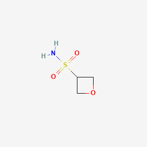 Oxetane-3-sulfonamide chemical structure (CAS 1335234-13-3)
