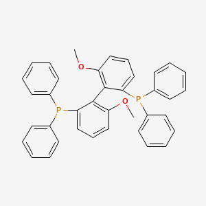 (R)-(6,6'-Dimethoxy-[1,1'-biphenyl]-2,2'-diyl)bis(diphenylphosphine) chemical structure (CAS 133545-16-1)