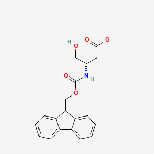 Fmoc-Asp(OtBu)-OL chemical structure (CAS 133565-45-4)