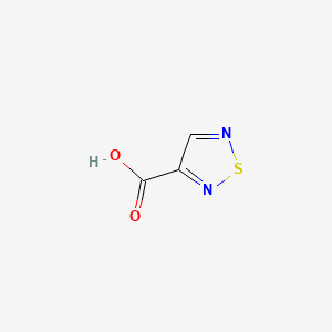1,2,5-Thiadiazole-3-carboxylic acid chemical structure (CAS 13368-86-0)