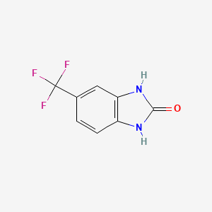5-(Trifluoromethyl)-1H-benzo[d]imidazol-2(3H)-one chemical structure (CAS 133687-93-1)