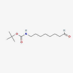 tert-Butyl 8-oxooctylcarbamate chemical structure (CAS 133728-26-4)