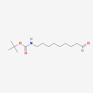 tert-Butyl (9-oxononyl)carbamate chemical structure (CAS 133728-27-5)
