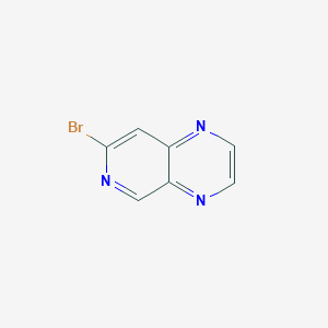 7-Bromopyrido[3,4-b]pyrazine chemical structure (CAS 1337880-74-6)
