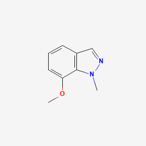 7-Methoxy-1-methyl-1H-indazole chemical structure (CAS 1337880-88-2)