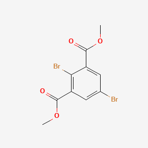 Dimethyl 2,5-dibromoisophthalate chemical structure (CAS 1337958-87-8)