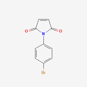 1-(4-Bromophenyl)-1H-pyrrole-2,5-dione chemical structure (CAS 13380-67-1)