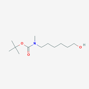 tert-Butyl (6-hydroxyhexyl)(methyl)carbamate chemical structure (CAS 1338075-62-9)