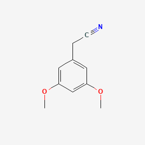 2-(3,5-Dimethoxyphenyl)acetonitrile chemical structure (CAS 13388-75-5)