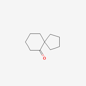 Spiro[4.5]decan-6-one chemical structure (CAS 13388-94-8)