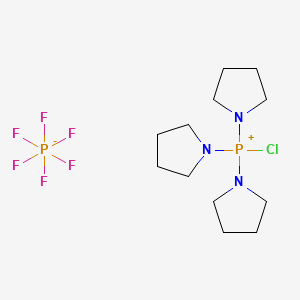 Chlorotripyrrolidinophosphonium Hexafluorophosphate chemical structure (CAS 133894-48-1)