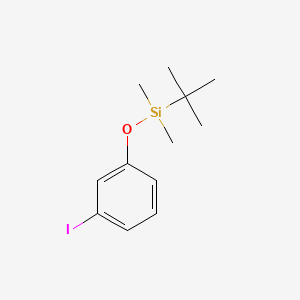 tert-Butyl(3-iodophenoxy)dimethylsilane chemical structure (CAS 133910-12-0)