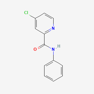 4-Chloro-N-phenylpicolinamide chemical structure (CAS 133928-61-7)