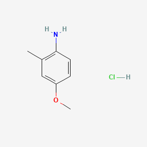 4-Methoxy-2-methylaniline hydrochloride chemical structure (CAS 133985-88-3)