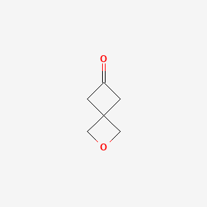 2-Oxaspiro[3.3]heptan-6-one chemical structure (CAS 1339892-66-8)