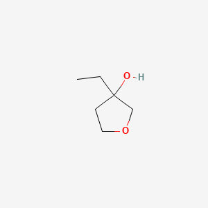 3-Ethyltetrahydrofuran-3-ol chemical structure (CAS 1340042-64-9)