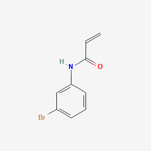 N-(3-Bromophenyl)acrylamide chemical structure (CAS 134046-67-6)