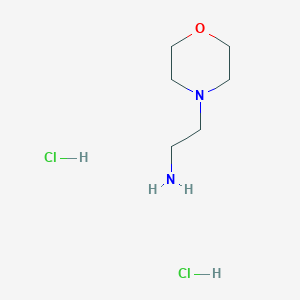 2-Morpholinoethanamine dihydrochloride chemical structure (CAS 1341036-14-3)