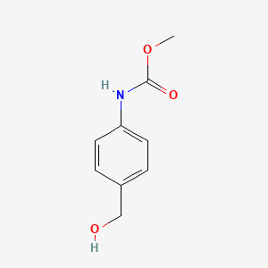 Methyl (4-(hydroxymethyl)phenyl)carbamate chemical structure (CAS 1341397-27-0)