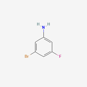 3-Bromo-5-fluoroaniline chemical structure (CAS 134168-97-1)