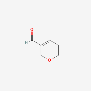 5,6-Dihydro-2H-pyran-3-carbaldehyde chemical structure (CAS 13417-49-7)