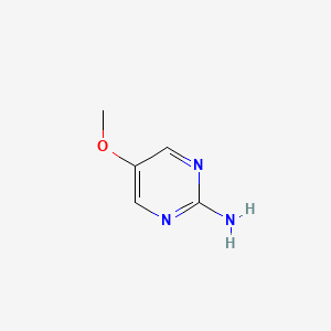 2-Amino-5-methoxypyrimidine chemical structure (CAS 13418-77-4)