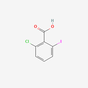 2-Chloro-6-iodobenzoic acid chemical structure (CAS 13420-63-8)