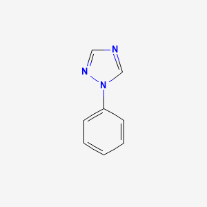 1-Phenyl-1H-1,2,4-triazole chemical structure (CAS 13423-60-4)