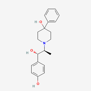 1-((1S,2S)-1-Hydroxy-1-(4-hydroxyphenyl)propan-2-yl)-4-phenylpiperidin-4-ol chemical structure (CAS 134234-12-1)