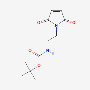 tert-Butyl (2-(2,5-dioxo-2,5-dihydro-1H-pyrrol-1-yl)ethyl)carbamate chemical structure (CAS 134272-63-2)